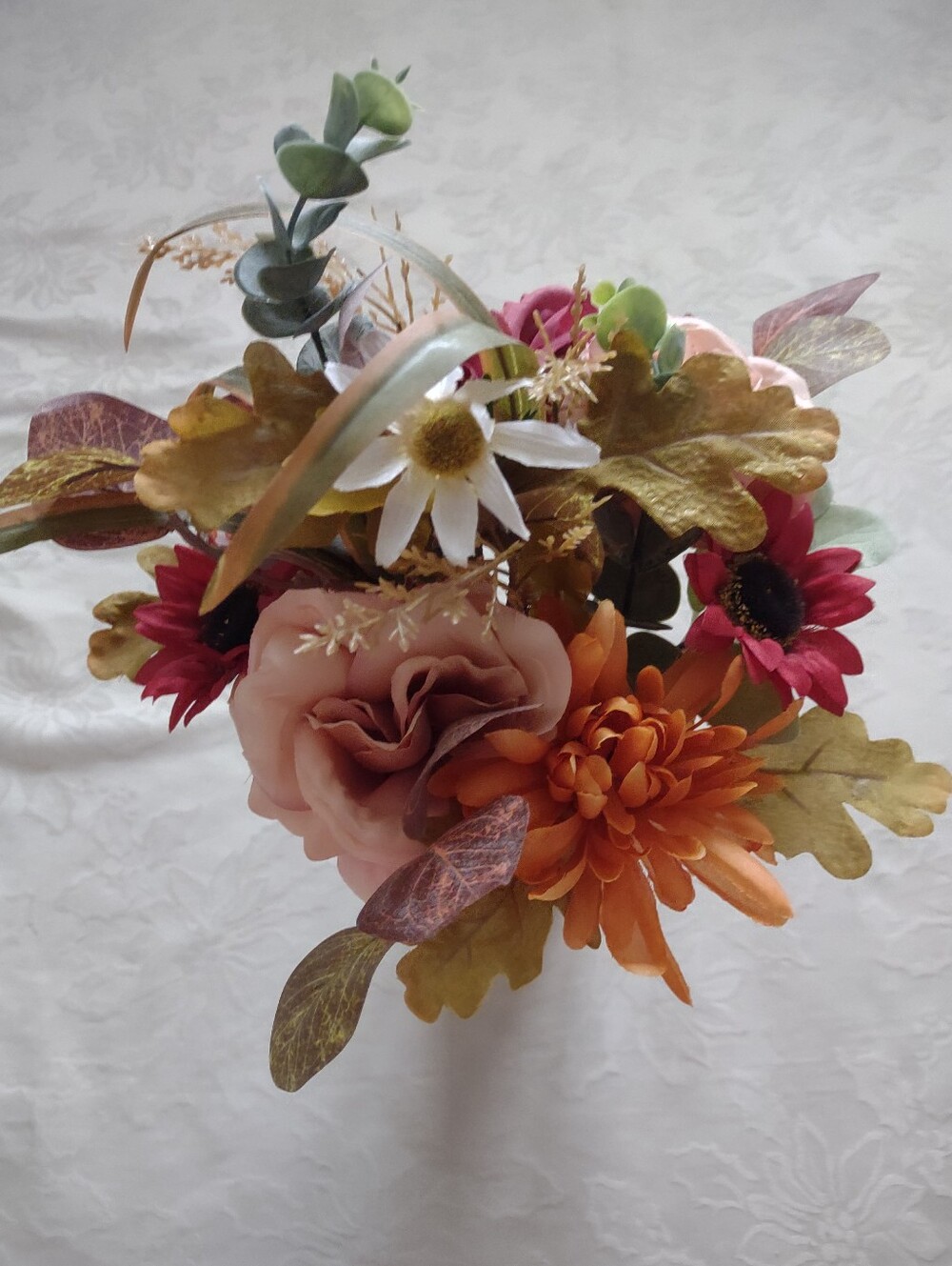 Fall Faux Flower Arrangements Decor
